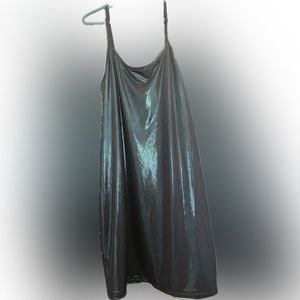 Wild Fable Cami, Slip Dress, XXL Iridescent dark blue/green